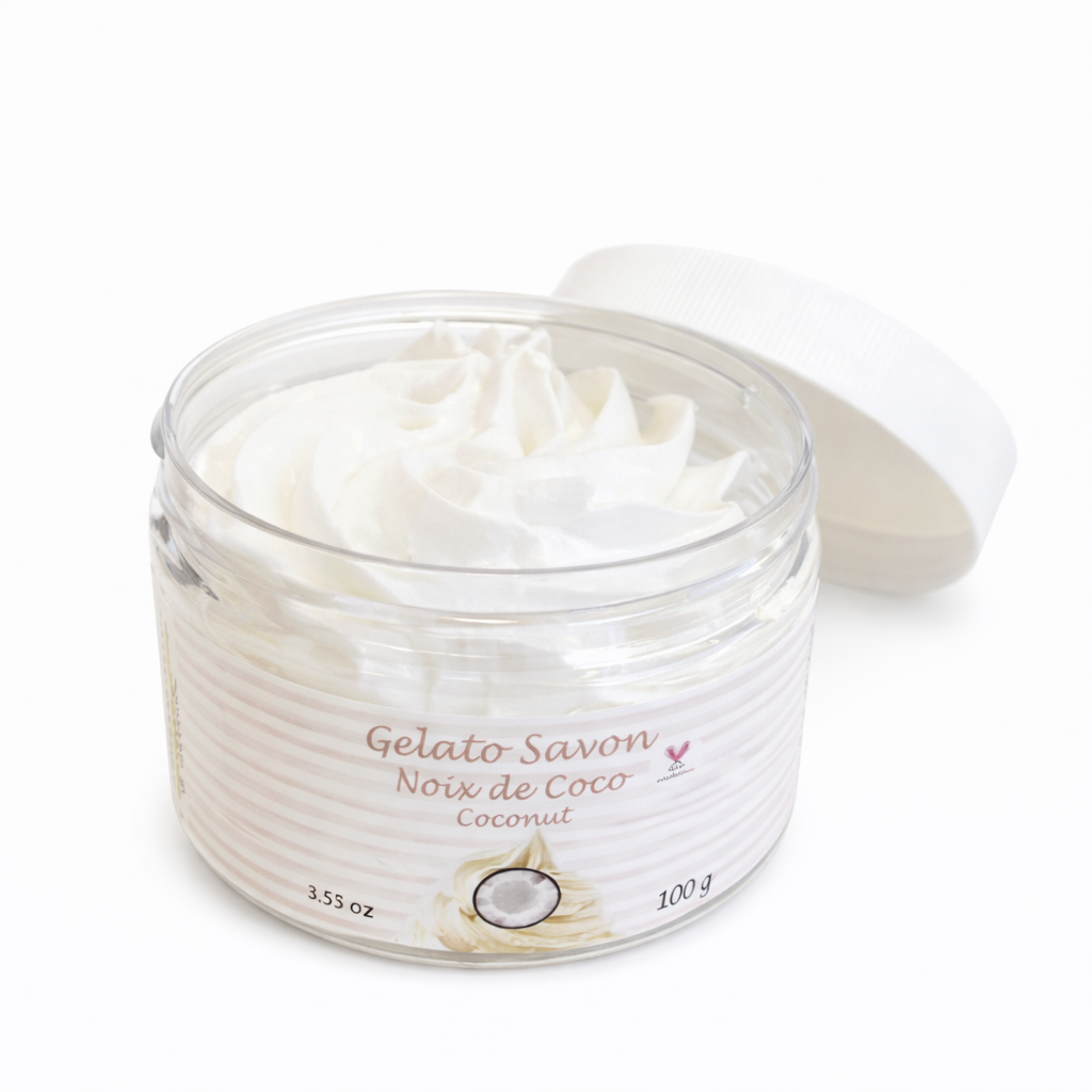 Chantilly de douche et bain Noix de coco artisanal