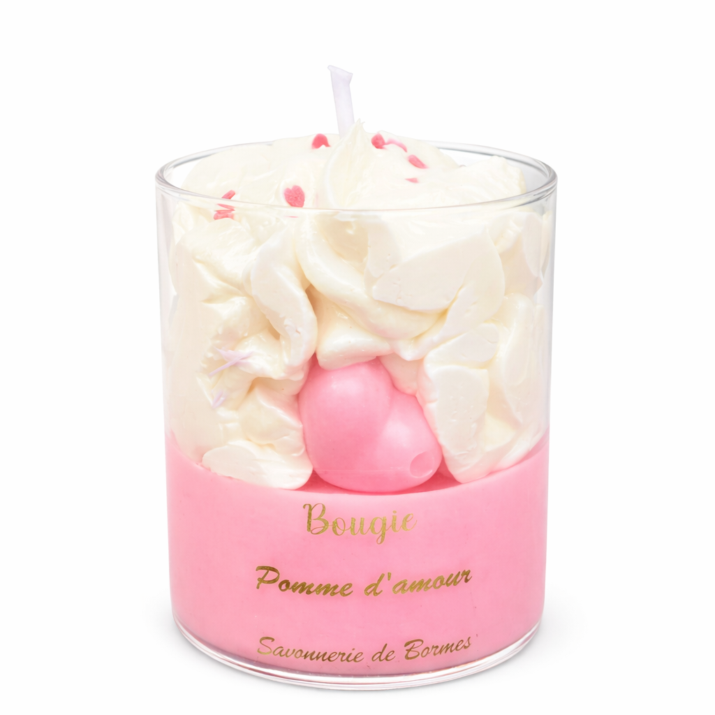 Bougie pâtissière Pomme d’amour