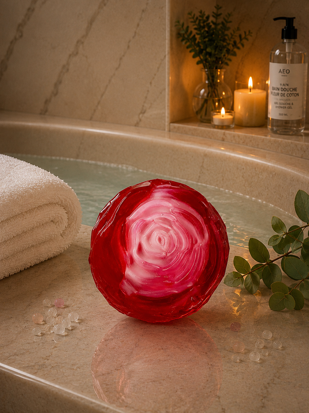 Savon glycérine fleur "Amor"