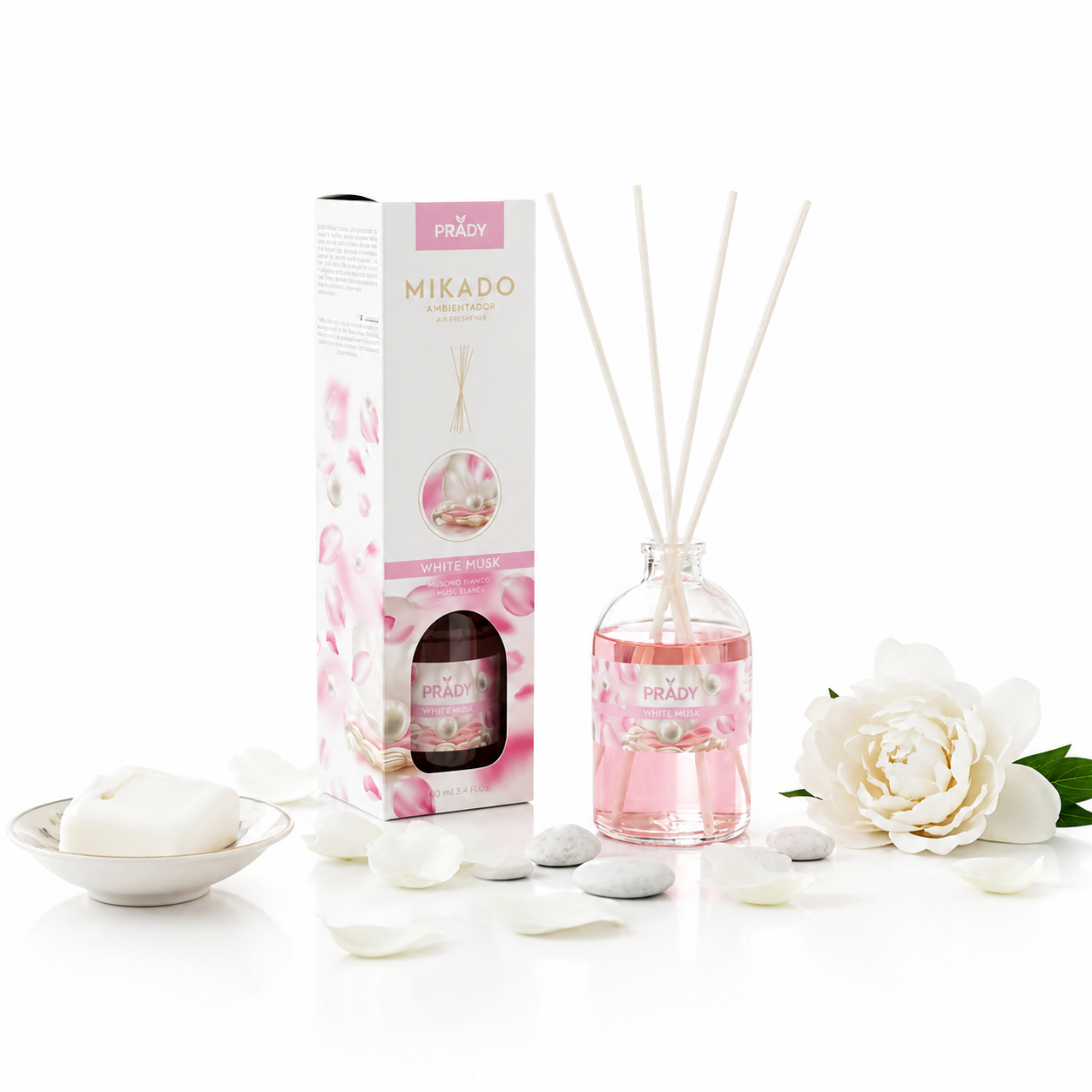 Diffuseur Mikado Musc Blanc
