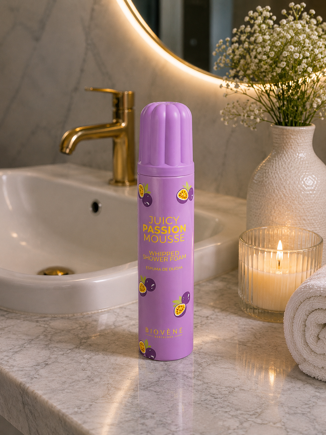Mousse de Douche Juicy Passion Biovene