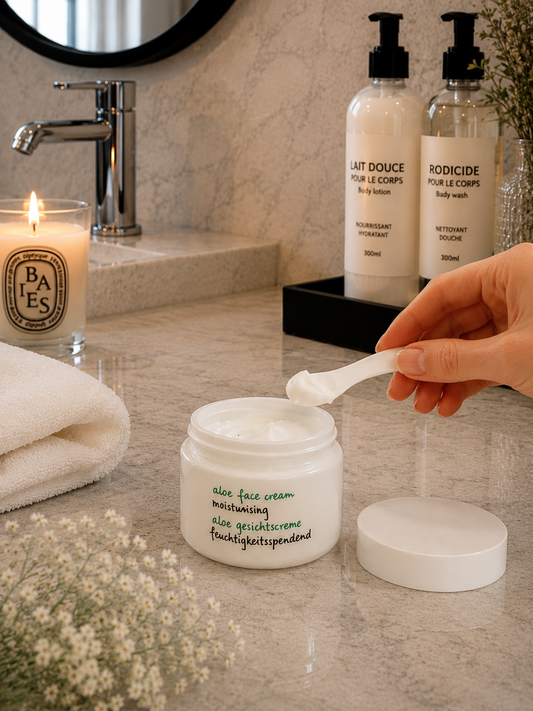 Crème Hydratante Visage pour Peau Sèche à l'Aloe Vera