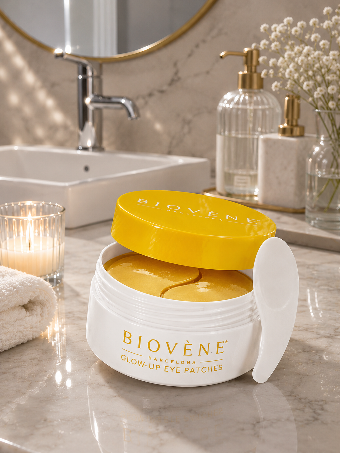 Patchs hydrogel illuminateurs pour le contour des yeux Caféine & Lemon - Biovene