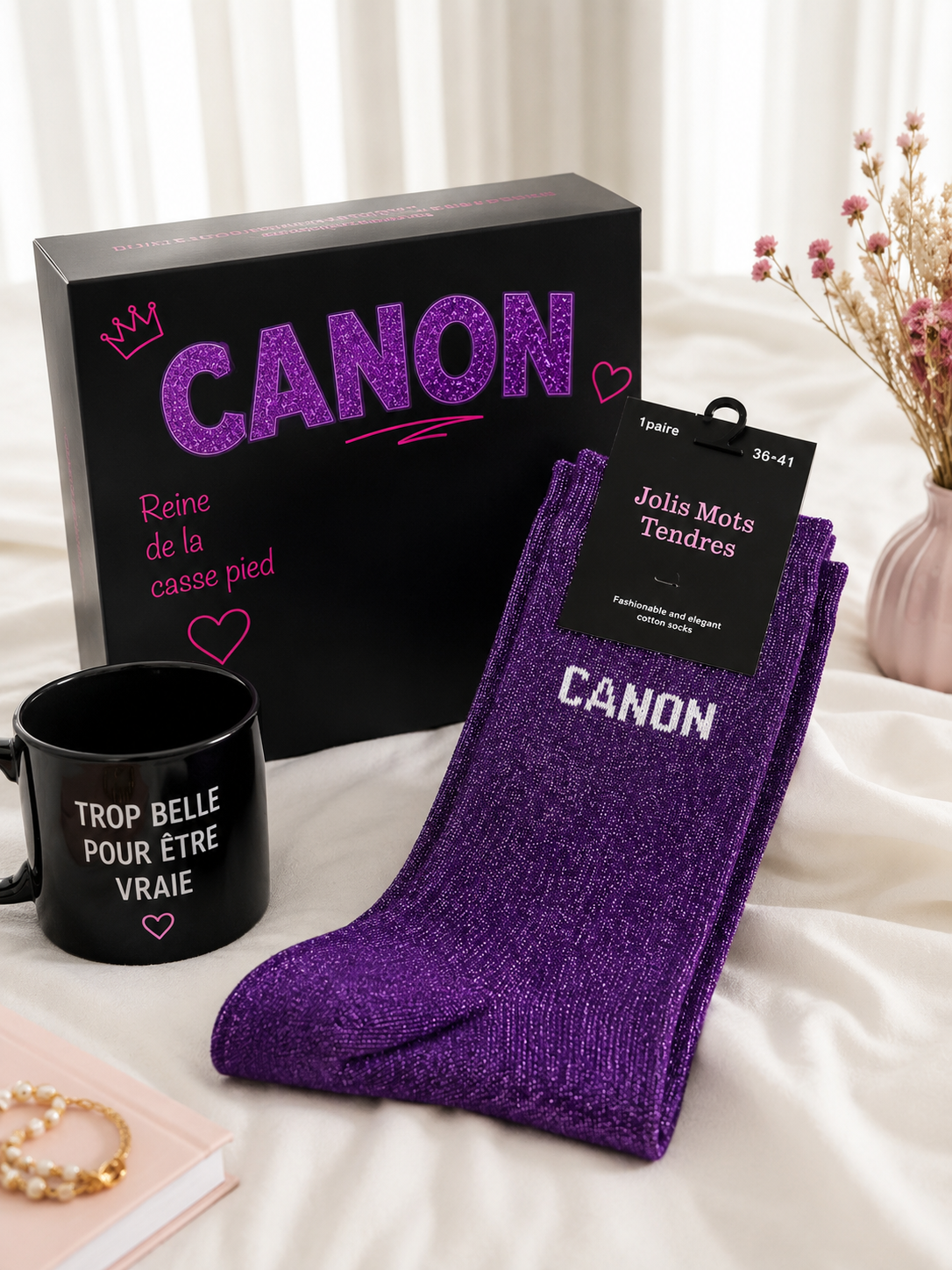 Chaussettes à message