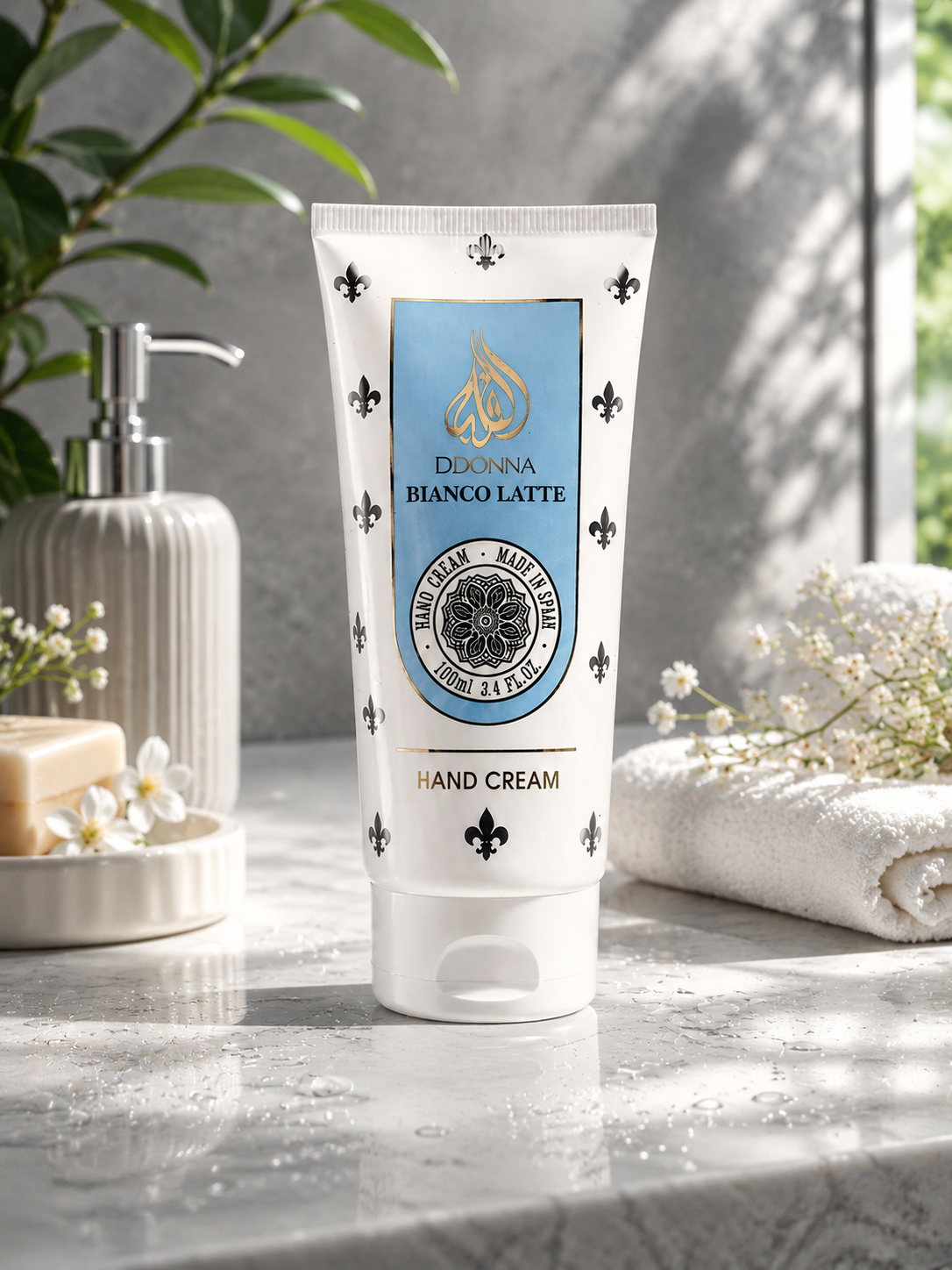 Crème Hydratante pour Les Mains Bianco Latte