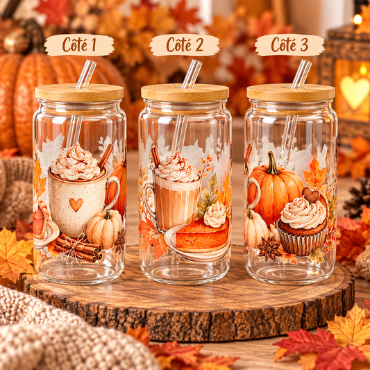 Verre Canette – Douceurs Gourmandes d’Automne