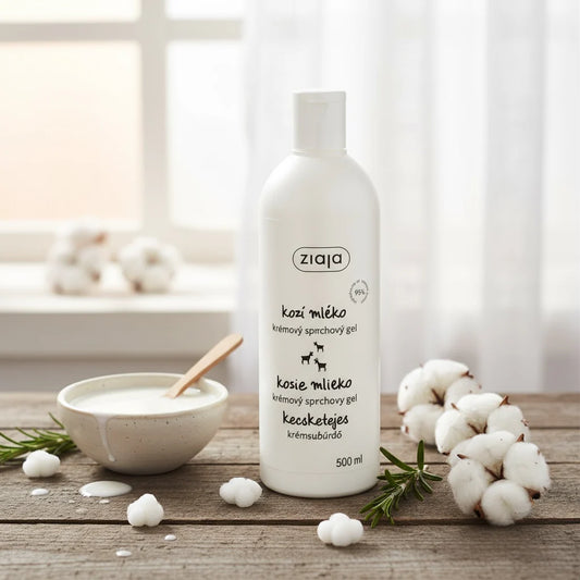 Crème de Douche Hydratante au Lait de Chèvre