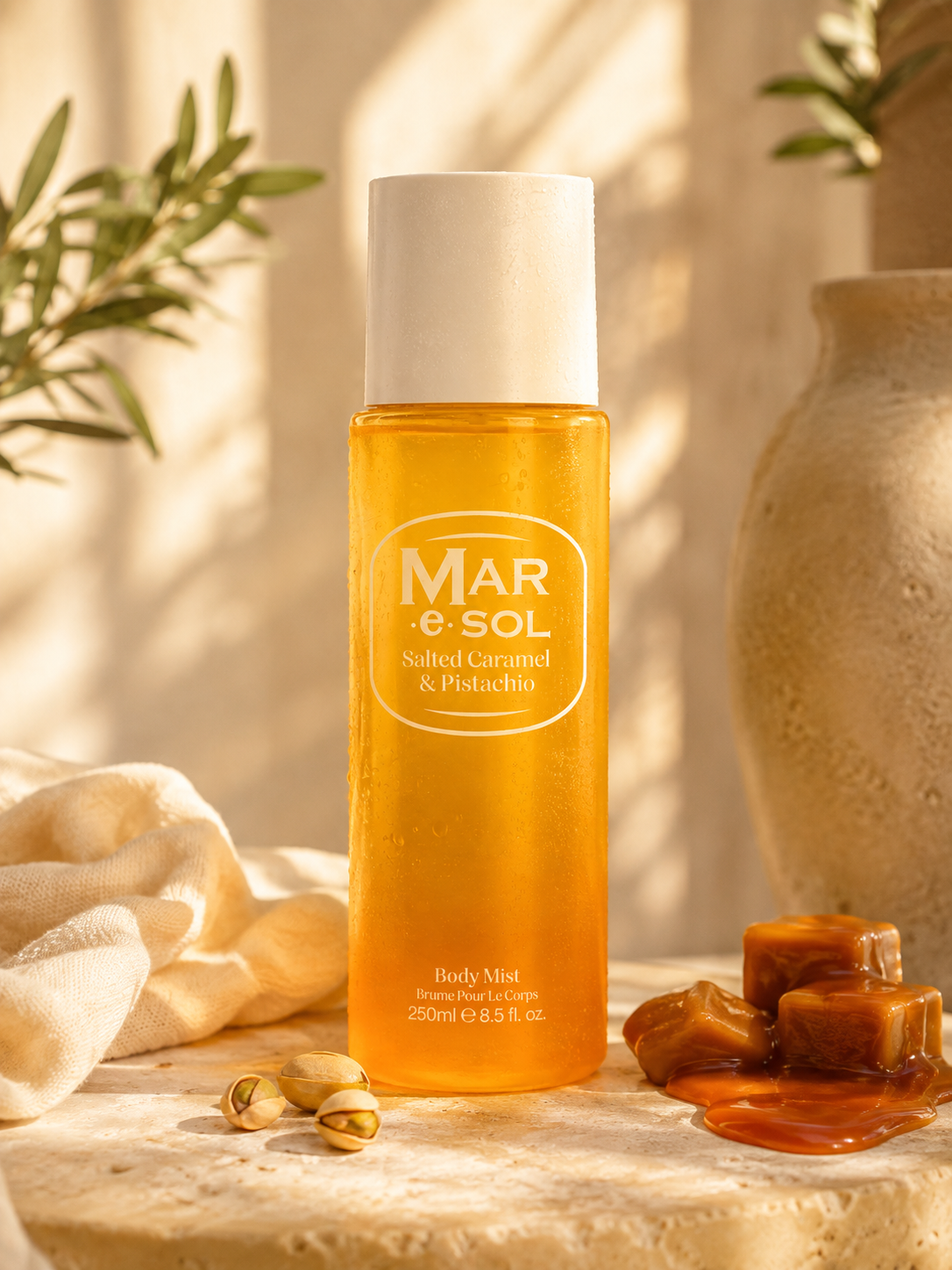 Brume Mar e Sol Vanille, Caramel Beurre Salé, Pistache