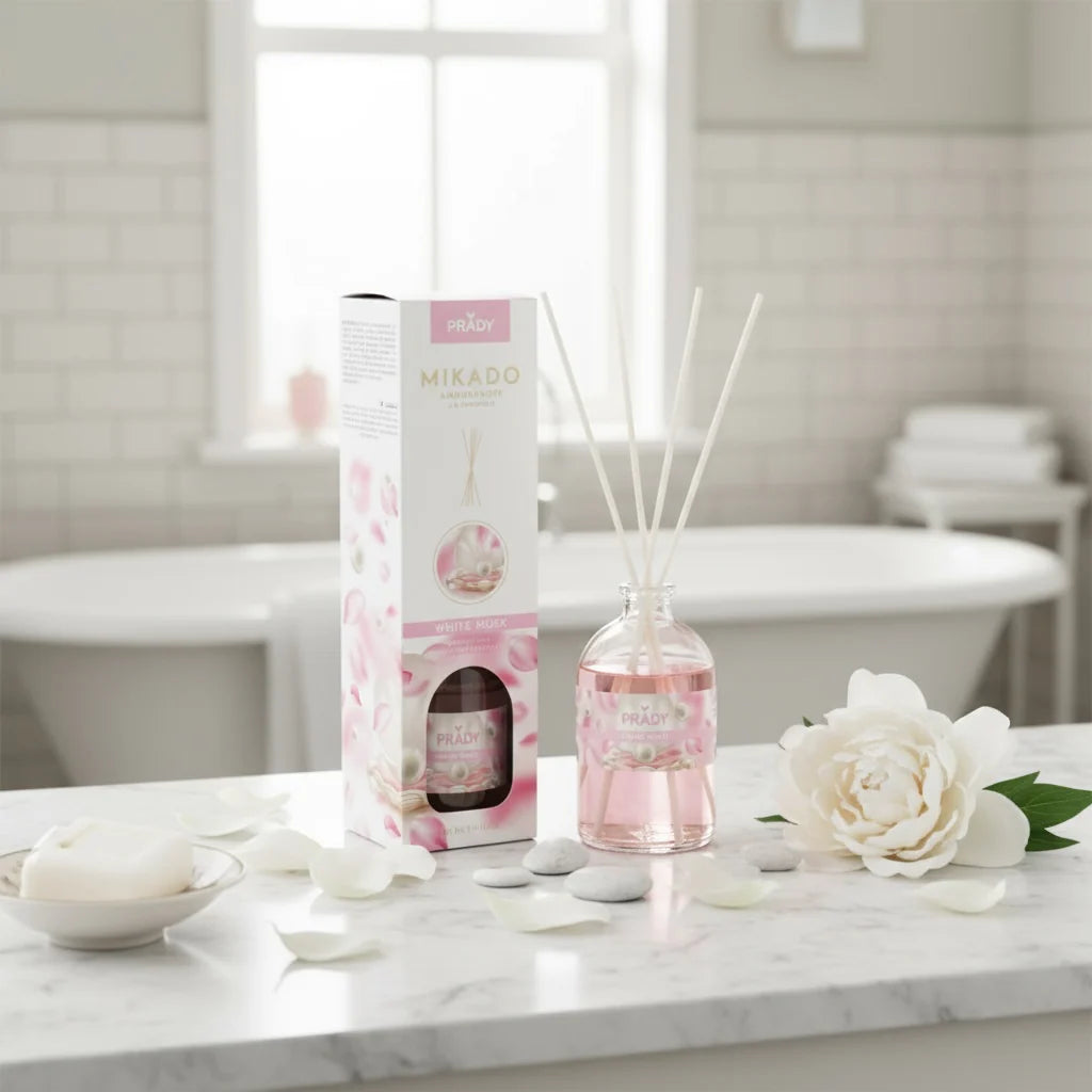 Diffuseur Mikado Musc Blanc