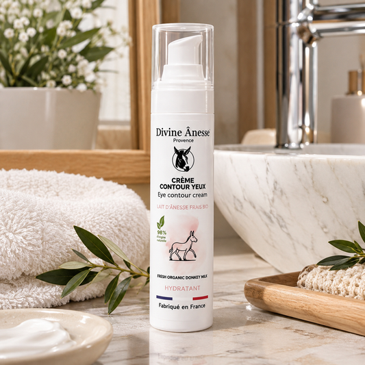 Crème contour de yeux au lait d'ânesse
