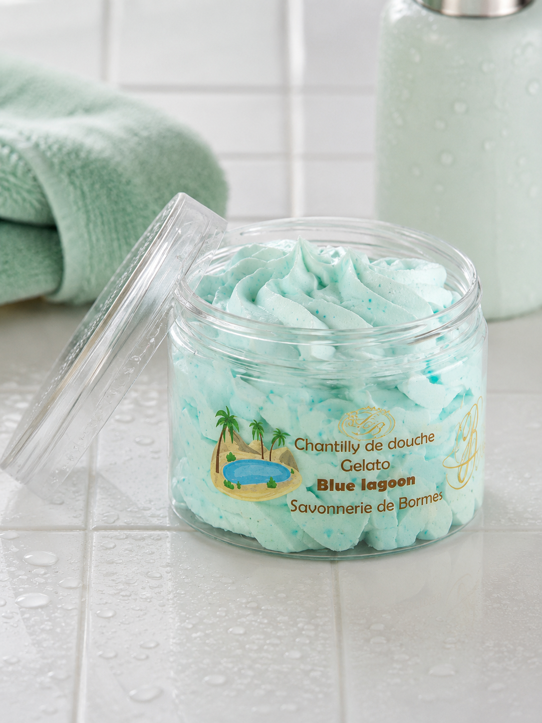 Chantilly de douche  Blue Lagoon