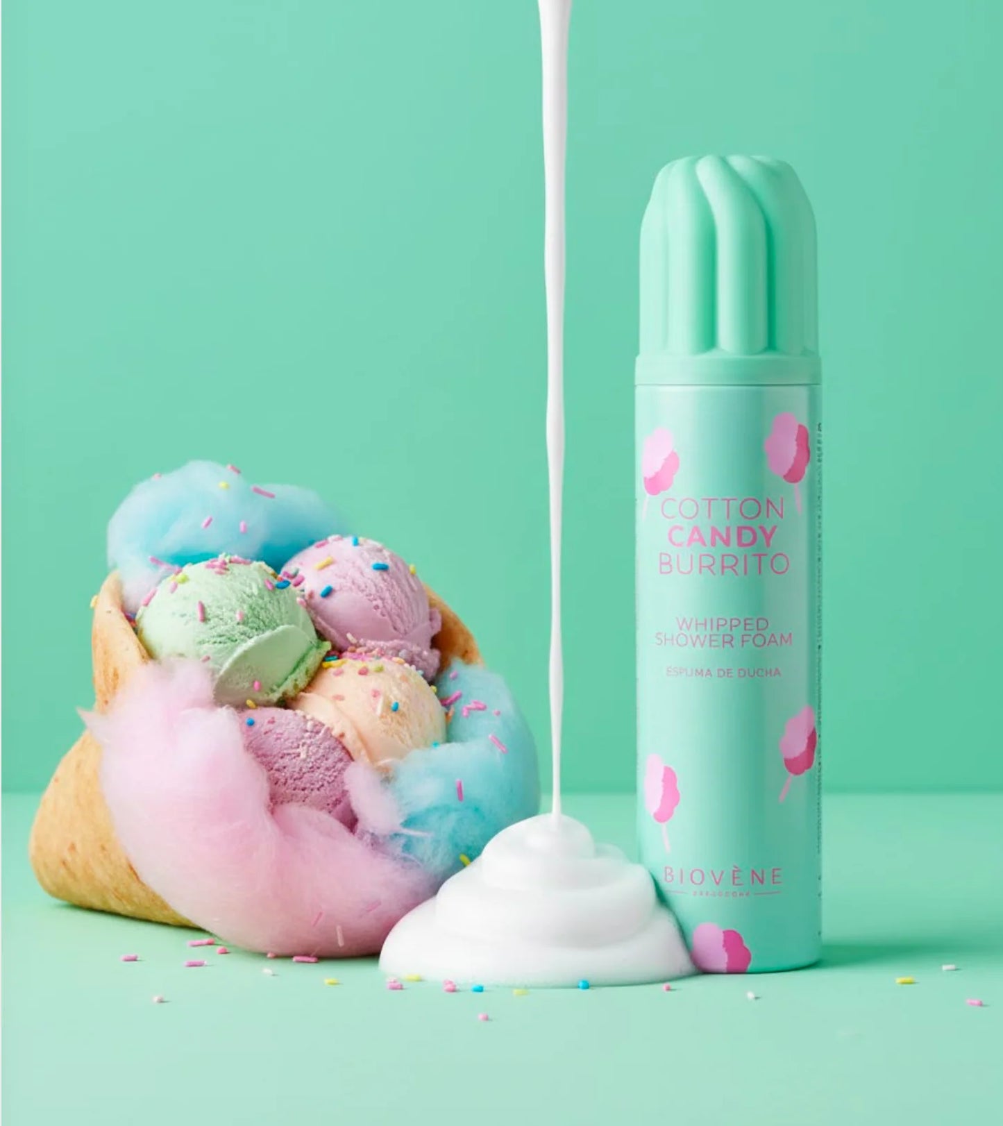 Mousse de Douche Cotton Candy Burrito