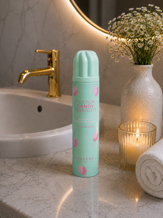 Mousse de Douche Fouettée Cotton Candy Burrito – Biovène