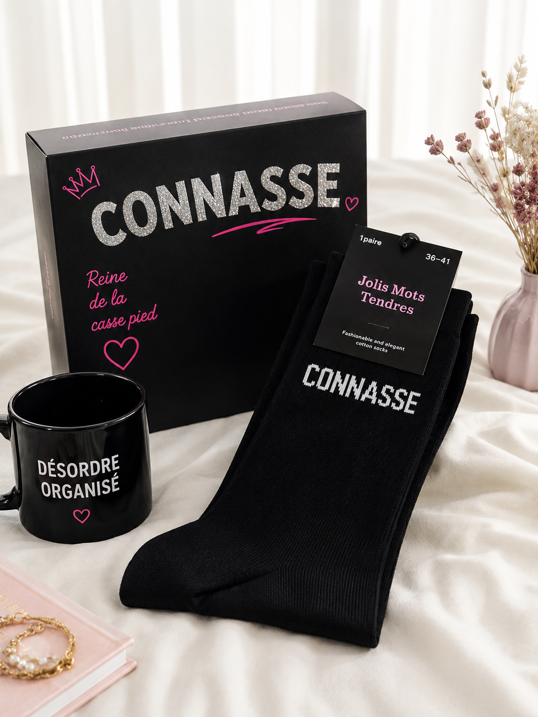 Chaussettes à message
