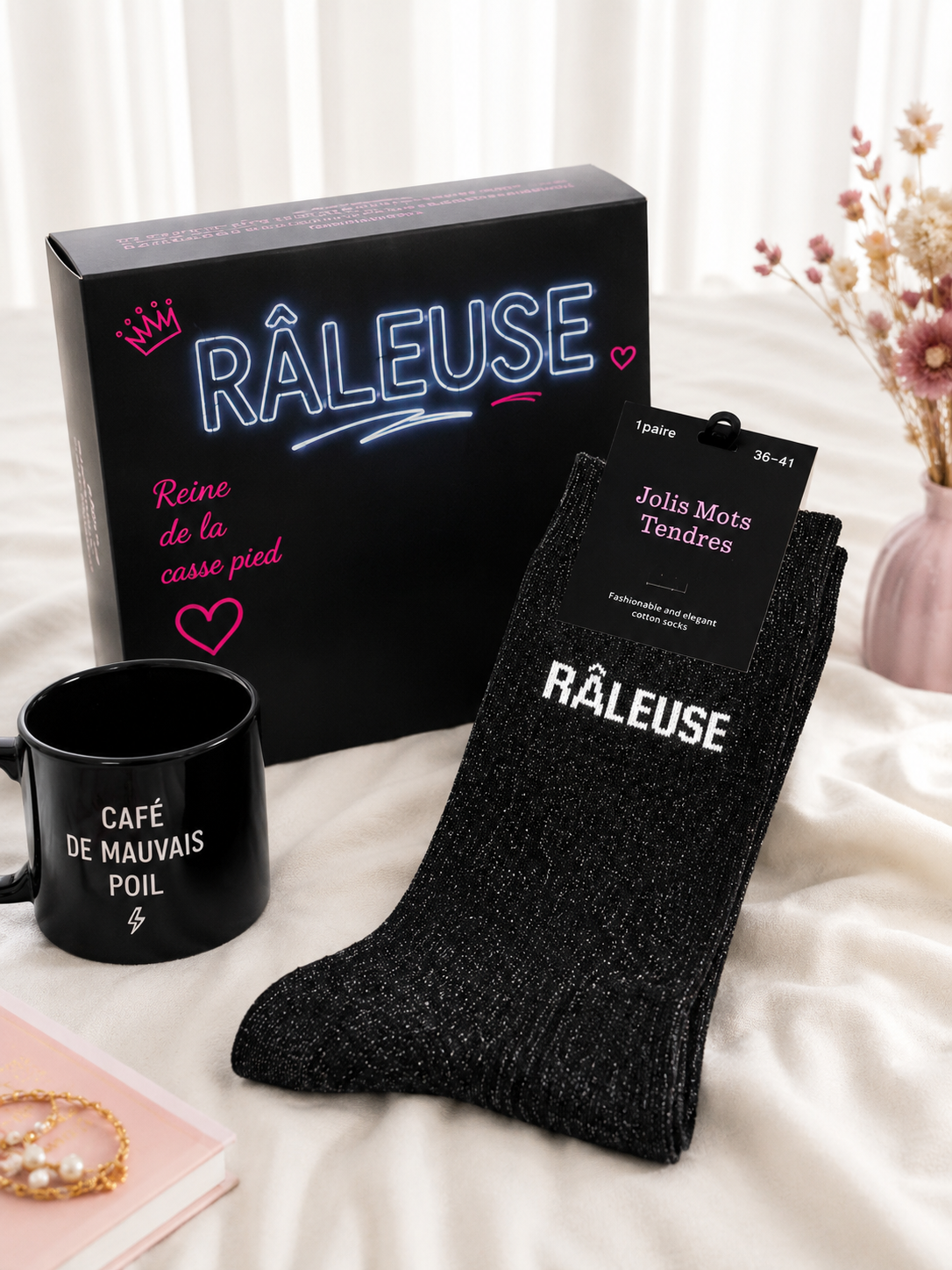 Chaussettes à message
