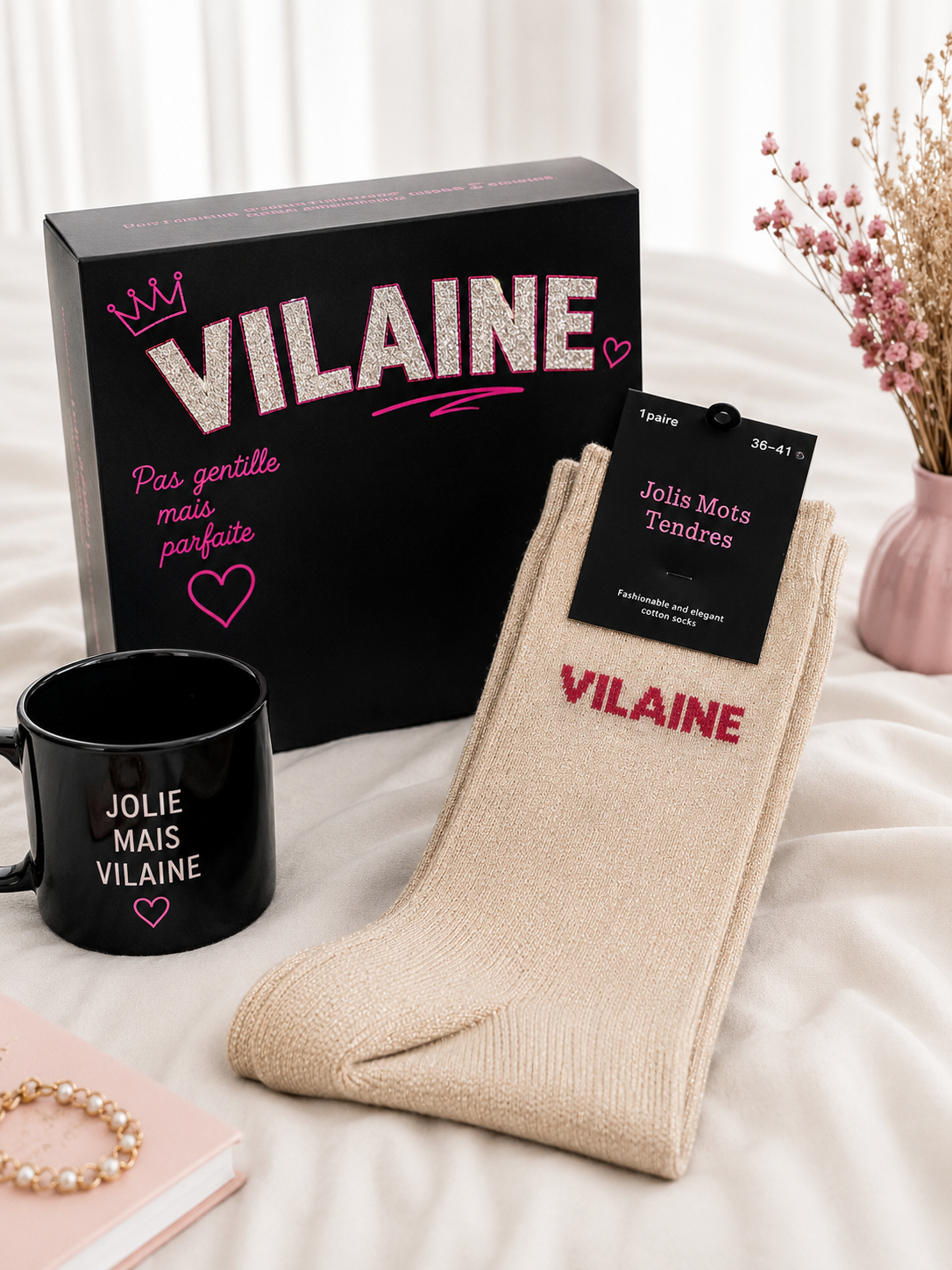 Chaussettes à message