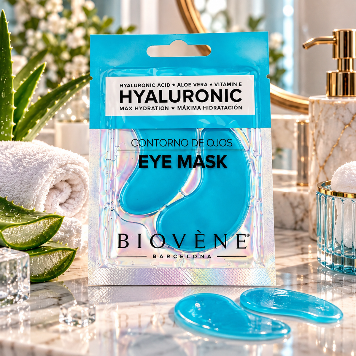 Patchs contour des yeux Hyaluronic Eye Mask – Biovène Barcelona