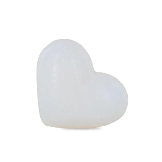 Savon forme cœur blanc