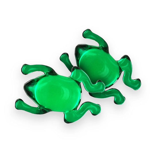 Lot de deux perle de bain grenouille parfum pomme